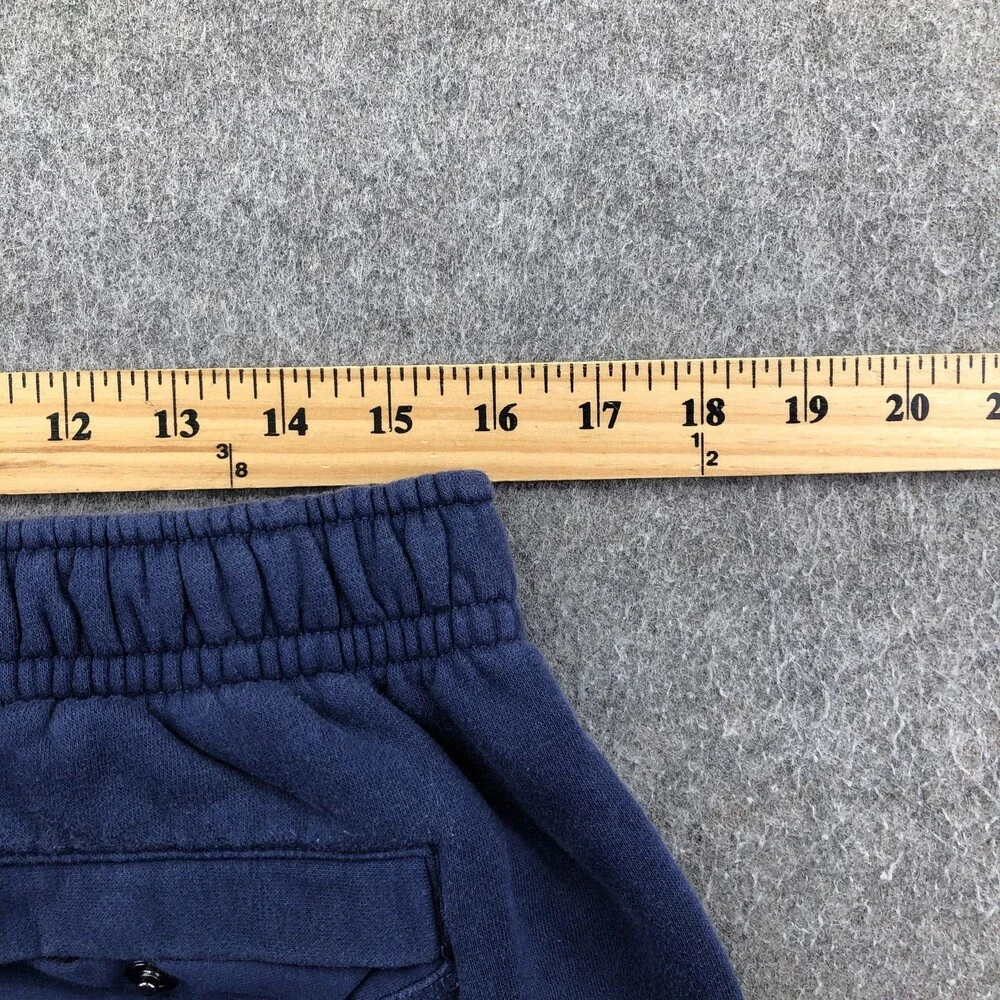 Nike Shorts Mens XL Blue Fleece Sweat 9 Inch Athletic Elastic Waist Pockets
